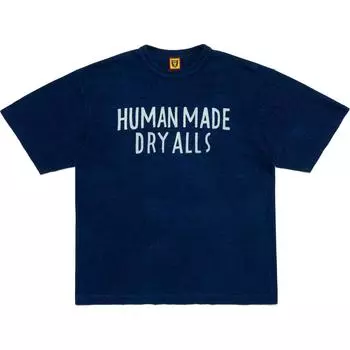 HUMAN MADE Футболка унисекс индиго