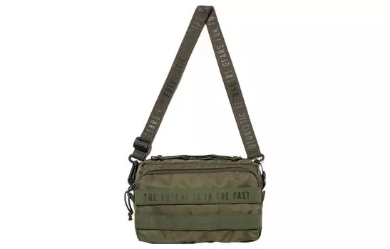 HUMAN MADE Нейлоновая портативная сумка через плечо, обычная мужская, оливково-зеленого цвета
