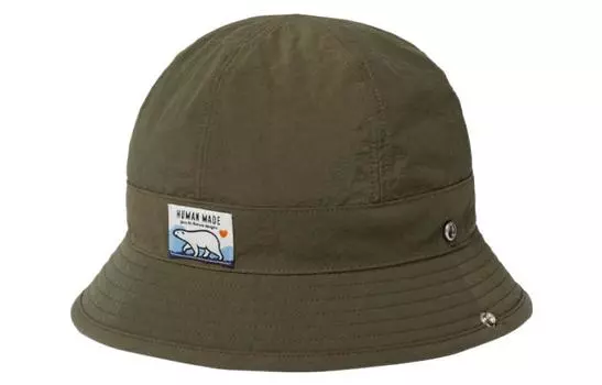 HUMAN MADE Панама унисекс зеленая