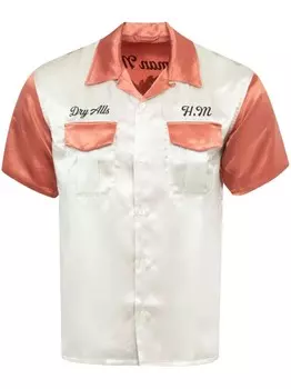 Human Made рубашка Yokosuka, розовый