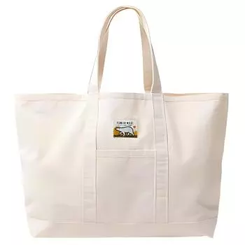 HUMAN MADE Сумка женская хлопковая, белая, обычная