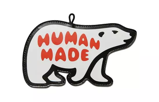 HUMAN MADE Женский держатель карт из коровьей кожи, белый, стандартный