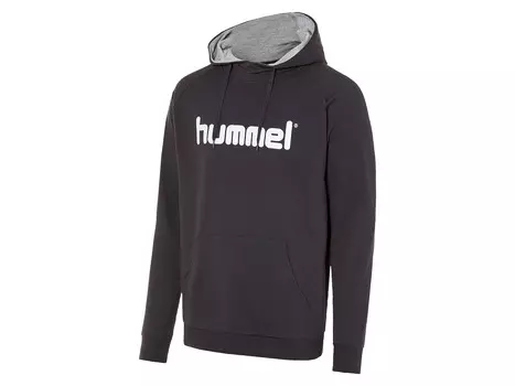 Hummel мужская толстовка из хлопка, антрацит