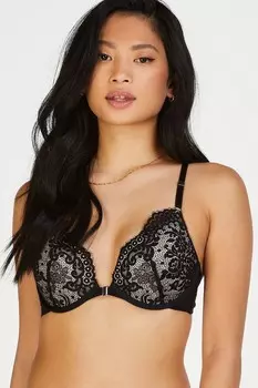 Hunkemller кардиган с мягкими чашечками пуш-ап на косточках Hunkemoller, черный