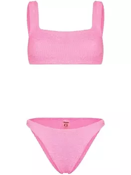 Hunza G бикини с укороченным лифом, розовый