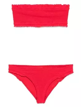 Hunza G бикини Tracey с оборками, красный
