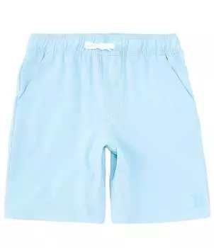 Hurley Big Boys 8-20 Гибридные шорты без застежки из эластичного твила, синий