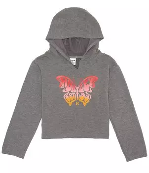 Hurley Big Girls 7-16 Толстовка с длинными рукавами Monarchy, серый