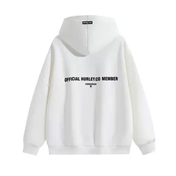 Hurley худи и свитшоты унисекс, Белоснежная замша (бархат)