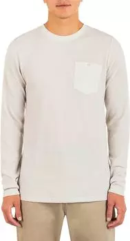Hurley Мужская рубашка Felton Thermal с круглым вырезом и длинными рукавами