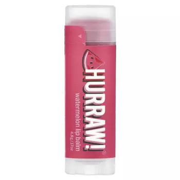 Hurraw! Balm, Бальзам для губ, арбуз, 4,8 г (0,17 унции)