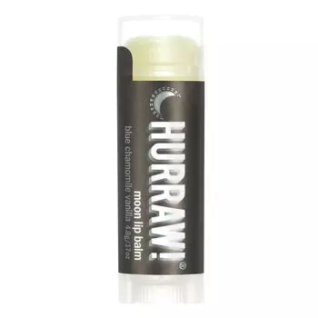Hurraw! Balm, Moon, бальзам для губ, голубая ромашка и ваниль, 4,8 г (0,17 унции)