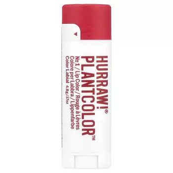 Hurraw! Balm, PlantColor , краска для губ, № 1, 4,8 г (0,17 унции)