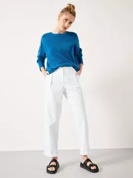 Hush Imogen Хлопковые брюки, Белый