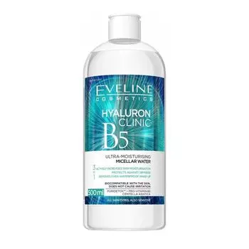 Hyaluron clinic b5 ультраувлажняющая мицеллярная вода Eveline, 500 мл