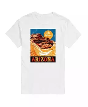 Hybrid Apparel Мужская футболка с коротким рукавом The Wave Arizona AIRWAVES, белый