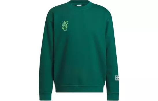 HYC Толстовка унисекс лесной зеленый Adidas Originals, зеленый