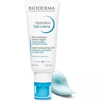 Hydrabio Гель-крем Легкий увлажняющий уход 40мл, Bioderma