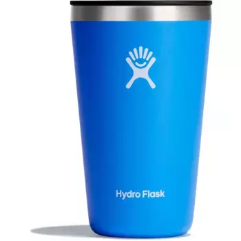 Hydro Flask, 16 унций, универсальная чашка с запрессовываемой крышкой (1 шт.), вакуумная изоляция TempShield с двойными стенками, 473 мл, цвет Cascade