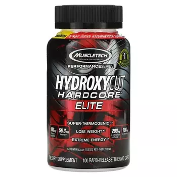 Hydroxycut Performance Series Hydroxycut Hardcore Elite 100 термокапсул быстрого высвобождения