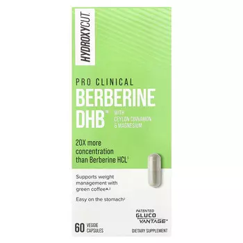 Hydroxycut, Pro Clinical, берберин DHB , 60 растительных капсул