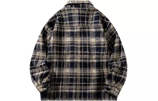 HYPASCENT Куртка унисекс, Черный Клетчатый