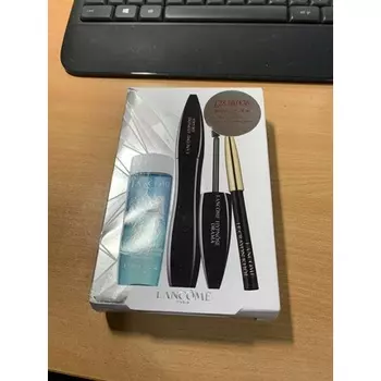 Hypn?se Doll Eyes Mascara Праздничный подарочный набор для нее Hypn?se Drama Mascara 01 Excessive Black 6,5 мл - оригинальный размер + карандаш Khgґl 01 Black Eye Pencil Travel Size + Bi Facil средство для снятия макияжа с глаз 30 мл, Lancome