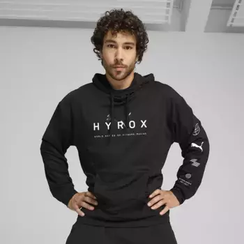 HYROX x PUMA M Studio Cloudspun Hoodie Мужская толстовка Puma, черный