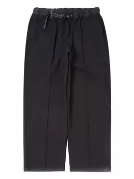 И брюки Wander из смеси шерсти And Wander, черный