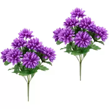 И.ГЕ.А. Букет искусственных цветов «Георгины», букет искусственных цветов I.Ge.A., фиолетовый