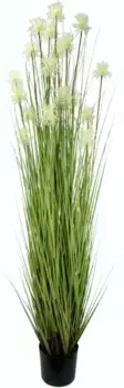 И.ГЕ.А. Искусственная трава "Протея трава", в пластиковом горшке I.GE.A. 30х120 см, белый