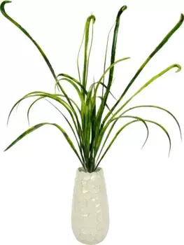 И.ГЕ.А. Искусственная трава "Травяной куст", в вазе I.GE.A. 40х90 см, зеленый