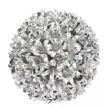 И.ГЕ.А. Искусственное растение «декоративный шар-шар», украшение стола из искусственного шара, свадебное украшение, рождественское украшение, рождественское украшение I.Ge.A., серебряный