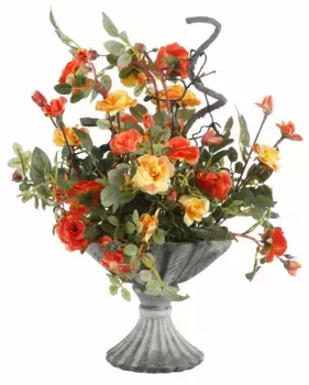 И.ГЕ.А. Искусственное растение "Дикие розы" I.GE.A. 22х41 см, цвет orange