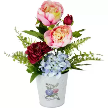 И.ГЕ.А. искусственное растение I.Ge.A., белый/розовый