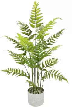 И.ГЕ.А. Искусственное растение "Искусственный лесной папоротник в горшке папоротник искусственный папоротник папоротниковый кустарник лесное растение" I.GE.A. 40х90х40 см, зеленый
