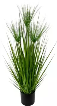 И.ГЕ.А. Искусственное растение "Кипрская трава в горшке" I.GE.A. 24х75 см, зеленый