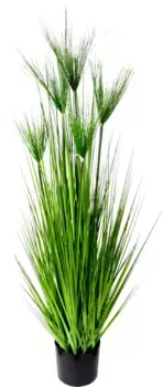 И.ГЕ.А. Искусственное растение "Кипрская трава в горшке" I.GE.A. 33х130 см, зеленый