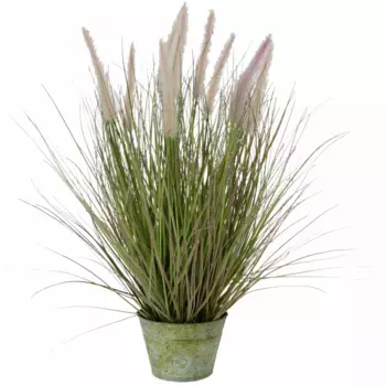 И.ГЕ.А. Искусственное растение «Лисохвост Трава» I.Ge.A., зеленый/красный