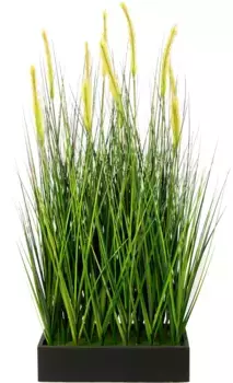 И.ГЕ.А. Искусственное растение "Лисохвост-трава в горшке" I.GE.A. 50х120 см, зеленый