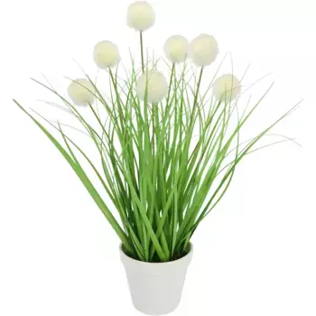 И.ГЕ.А. Искусственное растение «Путник в горшке» I.Ge.A., белый