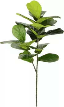 И.ГЕ.А. Искусственный цветок "Ветка фигового листа" I.GE.A. 45х113 см, зеленый