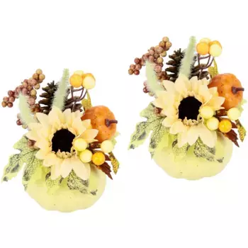 И.ГЕ.А. Композиции «Подсолнухи», осенние цветы I.Ge.A., цвет creme