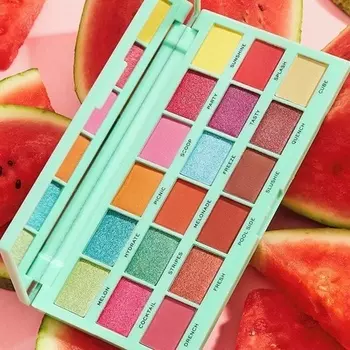I Heart Makeup Delicious Watermelon Палитра из 18 оттенков — запечатанная, Revolution