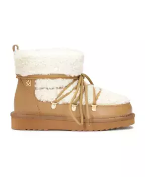 И кремовые женские зимние сапоги. Kazar, коричневый