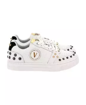 И кроссовки Versace, белый