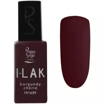 I-Lak Soak Off Гель-лак бордовый Cherie 11 мл, Peggy Sage
