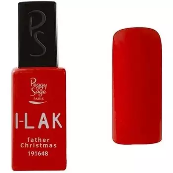 I-Lak Soak Off Гель-лак Дед Мороз 11 мл, Peggy Sage