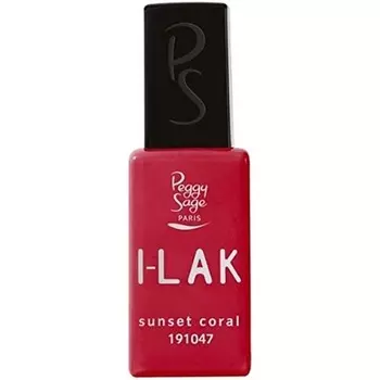 I-Lak Soak Off Гель-лак Sunset Coral 11 мл, Peggy Sage