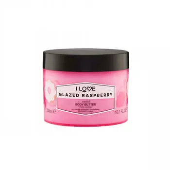 I Love Scented Body Butter увлажняющее масло для тела Глазированная малина 300мл